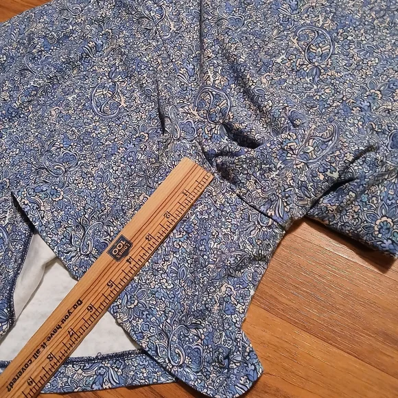 J. Jill Women's Size 2XL Blue and White Patterned Skort - Picture 6 of 7